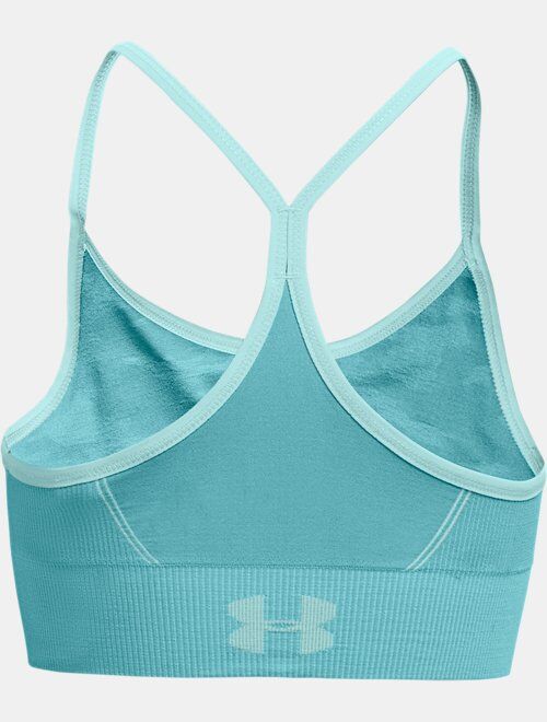 Under Armour Girls' UA Seamless Longline Sports Bra