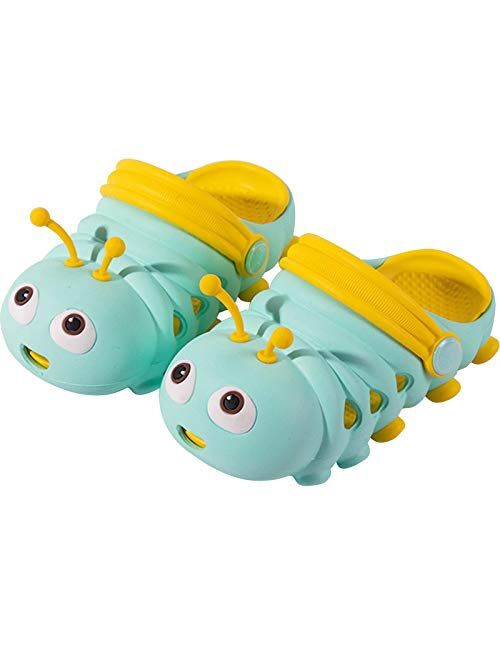 Kid Slippers Caterpillar Boys Girls Sandals Light Garden Shoes Non-Slip Water Cute Clogs Beach Pool