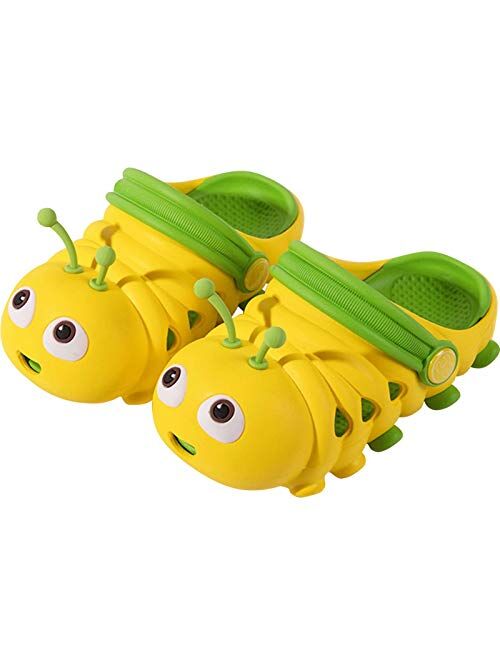 Kid Slippers Caterpillar Boys Girls Sandals Light Garden Shoes Non-Slip Water Cute Clogs Beach Pool