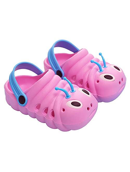 JUXI Toddler Sandals Baby Boys Girls Cute Cartoon Clogs & Mules Kids Slippers