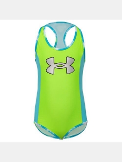 Girls' UA Block Racer 1-Piece