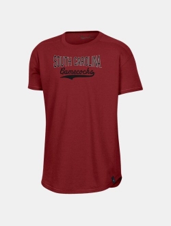 Girls' UA Performance Cotton Collegiate T-Shirt