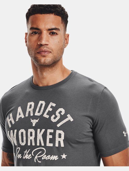 Under Armour Men's Project Rock Hard Worker Short Sleeve