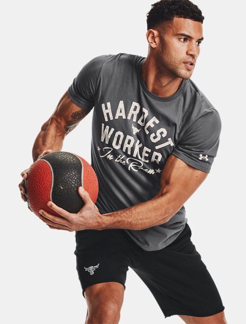 Under Armour Men's Project Rock Hard Worker Short Sleeve