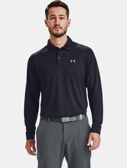 Under Armour Men's UA Performance Textured Long Sleeve Polo