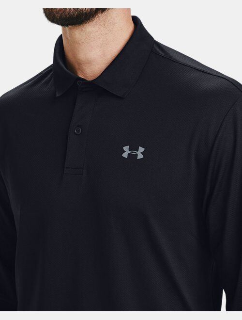 Under Armour Men's UA Performance Textured Long Sleeve Polo