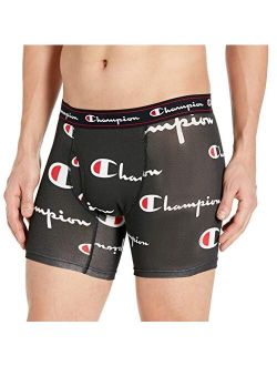 Men's Script Printed Boxer Brief