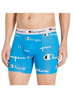 Men's Script Printed Boxer Brief