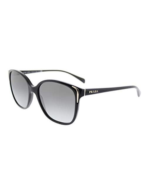 Prada PR01OS Sunglasses-Gray Gradient lens Black (1AB3M1)-55mm