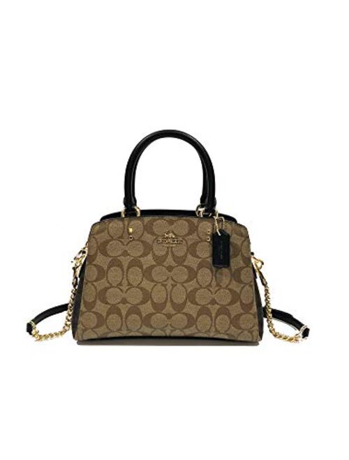 Coach Mini Lillie Carryall In Signature Canvas