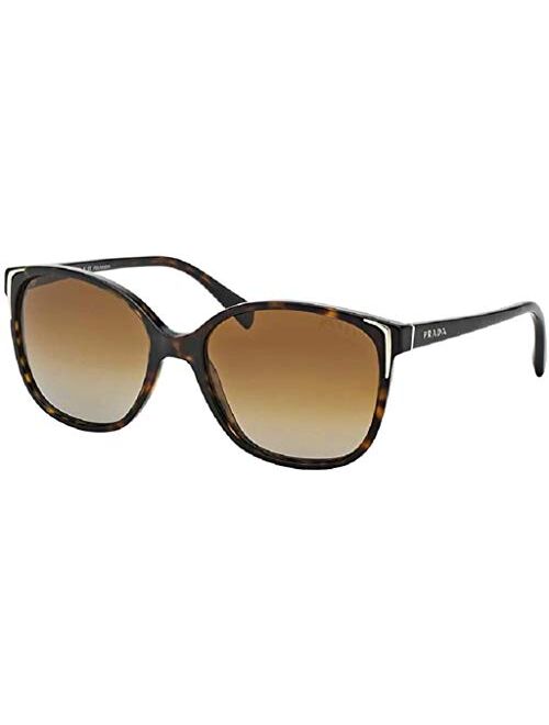 Prada PR01OS CONCEPTUAL Square Sunglasses For Women+FREE Complimentary Eyewear Care Kit