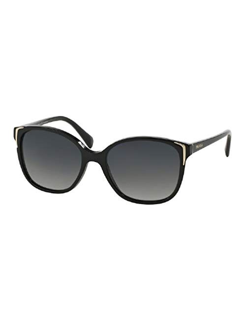 Prada PR01OS CONCEPTUAL Square Sunglasses For Women+FREE Complimentary Eyewear Care Kit