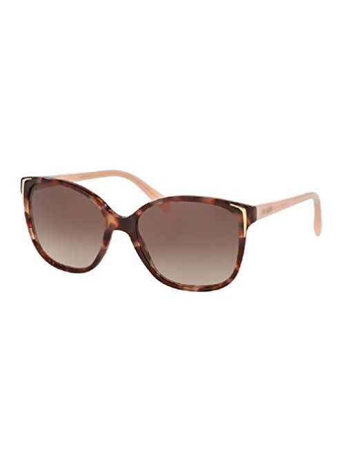 Prada PR01OS CONCEPTUAL Square Sunglasses For Women+FREE Complimentary Eyewear Care Kit