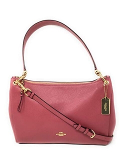 Pebbled Leather Mia Shoulder Bag