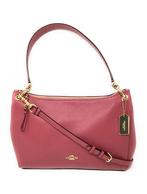 COACH Pebbled Leather Mia Shoulder Bag