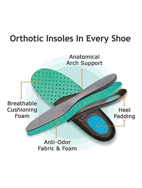 Orthofeet Proven Plantar Fasciitis, Foot Pain Relief. Extended Widths. Best Orthopedic Diabetic Men's Boots Highline