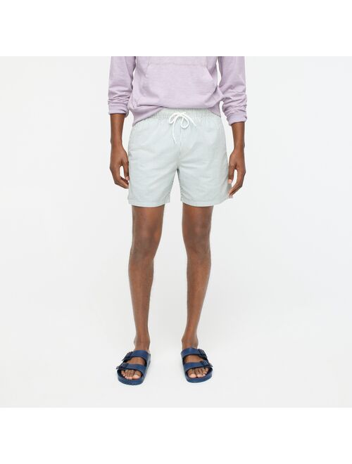 J.Crew 6" swim trunk in seersucker