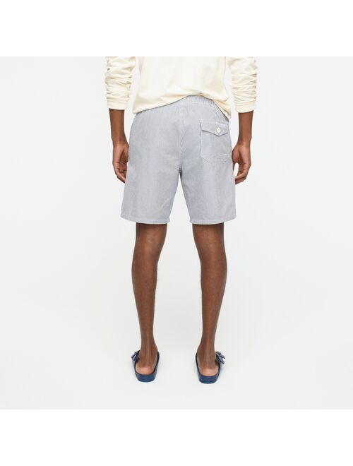 J.Crew 8" swim trunk in seersucker