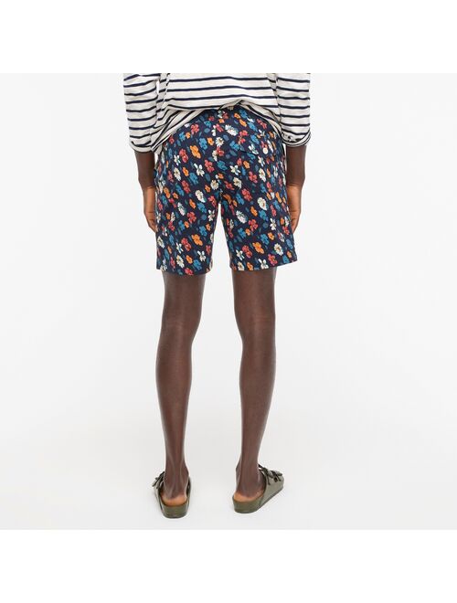 J.Crew 8" stretch swim trunk in floral