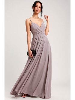 All About Love Slate Blue Maxi Dress