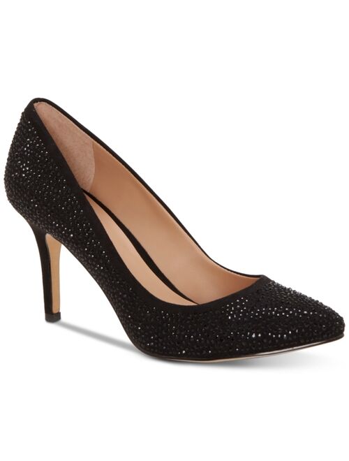 INC International Concepts INC Women's Zitah Embellished Pointed Toe Pumps, Created for Macy's