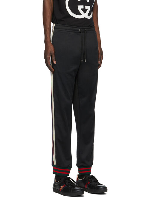 Gucci Black Technical Jersey Lounge Pants