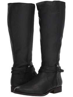 Melissa Belted Women's Leather Knee-High Boots