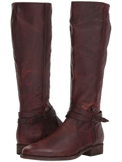 Melissa Belted Women's Leather Knee-High Boots