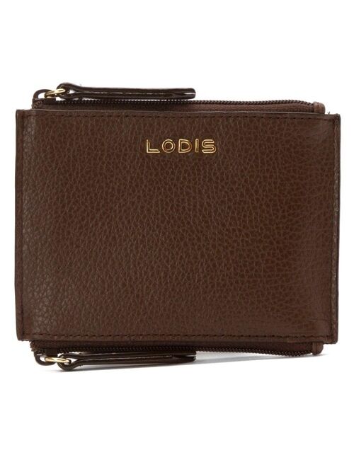 Lodis Women's Kate Frances Double Zip Pouch Keycase Coin Purse