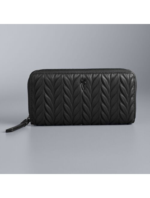 Simply Vera Vera Wang Simply style with this compact and lightweight Vera Vera Wang Signature Wallet