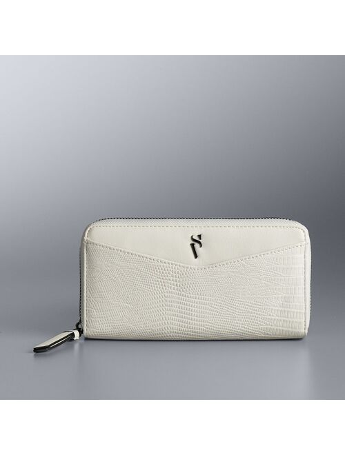 Simply Vera Vera Wang Simply style with this compact and lightweight Vera Vera Wang Signature Wallet