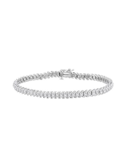 1 Carat T.W. Diamond 10k Gold Tennis Bracelet