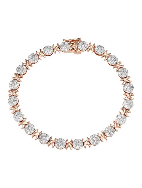 10k Gold 1/2 Carat T.W. Diamond Bracelet