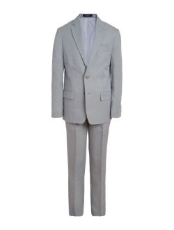 Big Boys Heather Twill Suit, 2-piece Set