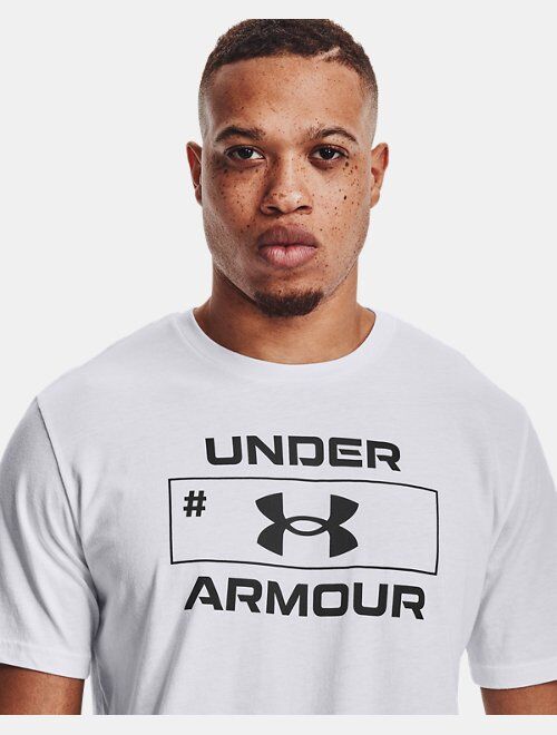 Under Armour Men's UA Number Script Short Sleeve