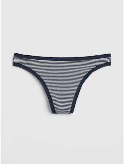 Stretch Cotton Thong