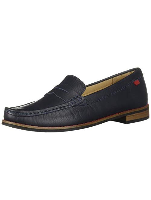 MARC JOSEPH NEW YORK Unisex-Child Leather Boys/Girls Casual Comfort Slip on Moccasin Penny Loafer Driving Style