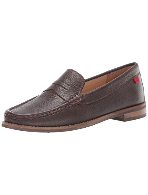 MARC JOSEPH NEW YORK Unisex-Child Leather Boys/Girls Casual Comfort Slip on Moccasin Penny Loafer Driving Style