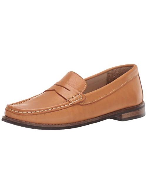 MARC JOSEPH NEW YORK Unisex-Child Leather Boys/Girls Casual Comfort Slip on Moccasin Penny Loafer Driving Style