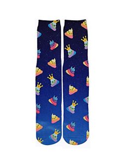 Benefeet Sox Men’s Crazy Novelty Socks for Teen Boys Kids Weird Socks Galaxy Animal Food Tube Crew Socks