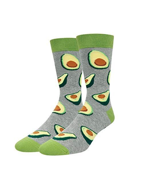 Zmart Men's Funny Food Fruit Socks Crazy Novelty Pineapple Taco Pizza Socks