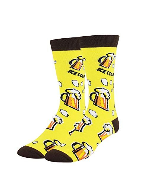 Zmart Men's Funny Food Fruit Socks Crazy Novelty Pineapple Taco Pizza Socks