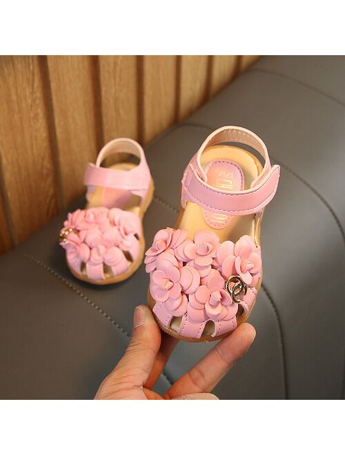 QIBOBIQ Newborn Baby Girls Shoes Summer Kid First Walkers Infant Soft Sole Shoes Golden Sneakers Prewalker Toddler Footwear Booties