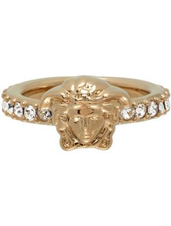 Gold Swarovski Medusa Ring