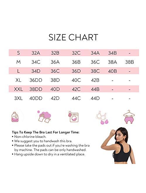 FallSweet Seamless Bras for Women Comfort Sleep Bra Bralette Lace Tank Top Brassiere Wireless Bras S to XXXL