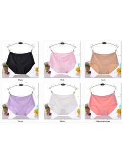 meet xuan 4XL  Ice Silk Women fashion Sexy Panties Seamless Underwear Briefs lingerie plus size S M L XL XXL XXXL