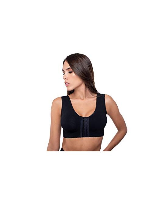 Fajas Milia Milia Women's Post Surgery Bra for Recovery Support - Two Adjustable Hook Levels - 2314