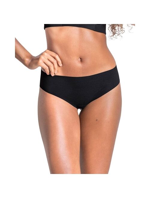 Leonisa seamless cheeky panties for women - No show hipster underwear -