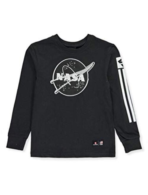 Southpole Boys' Big NASA Collection Fashion Tee Shirt (Short & Long Sleeve)