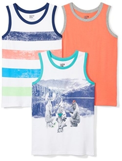 Amazon Brand - Spotted Zebra Boys' Sleeveless Tank Tops